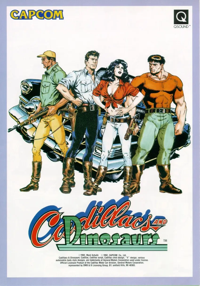 desenho Cadillacs e Dinossauros Cadillacs and Dinosaurs 1993